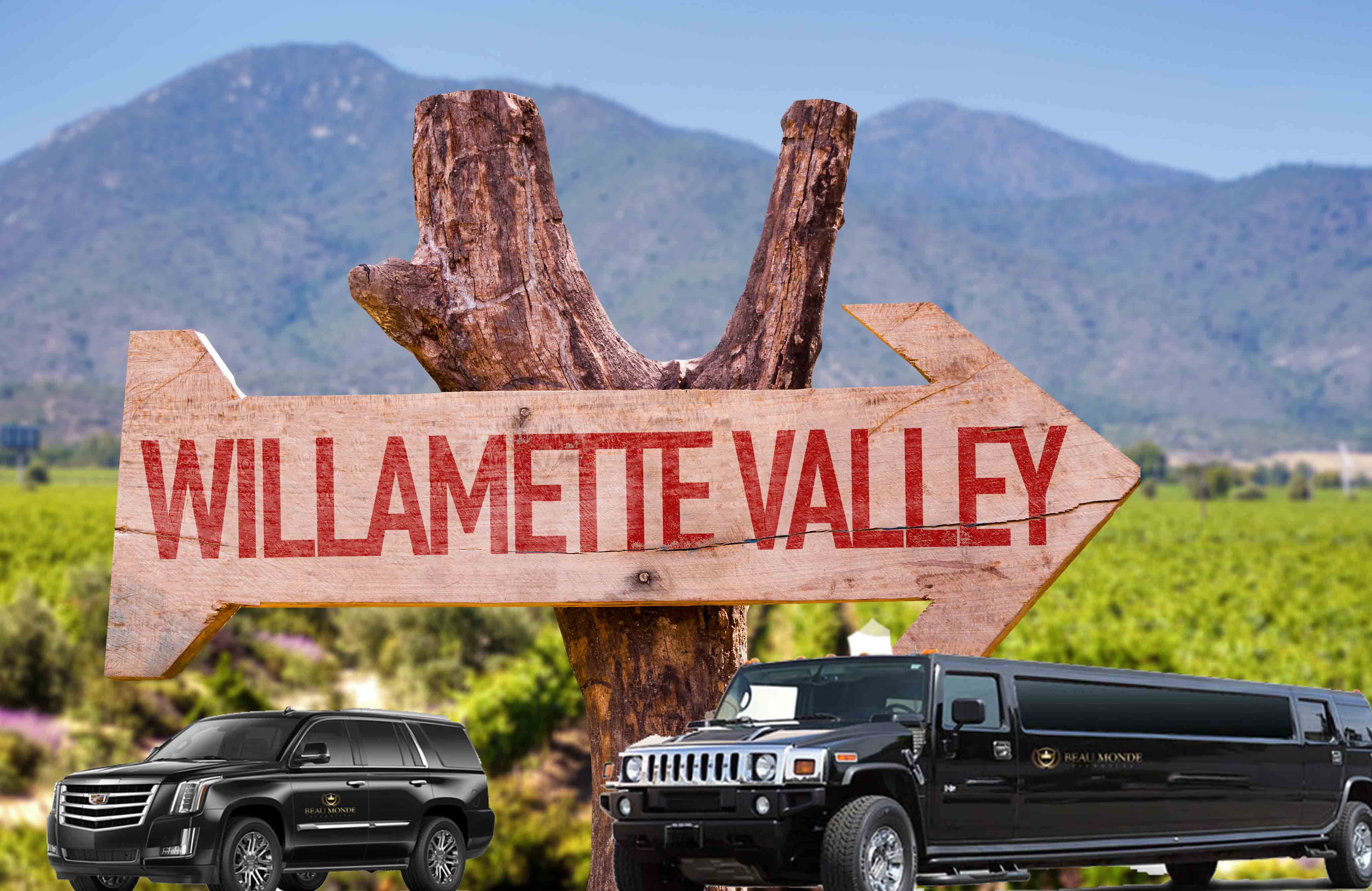 Our beautiful Willamette Valley wine tours limo service, limo service, limo service Portland Oregon