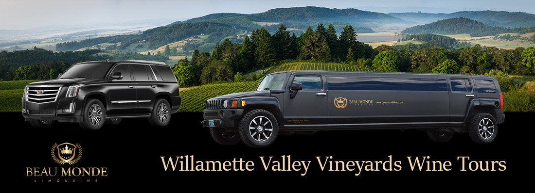 Willamette Valley wine tours chauffeur driver services